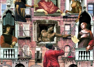 The girl at the first floor